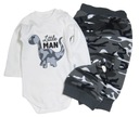 MORO Set Боди Брюки Шапка, 3 шт. * 62/68