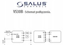 SALUS VS35W dobowy cyfrowy regulator temp. Biały Marka Salus