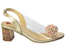 Sandále Maccioni 477J.999448 zlaté Originálny obal od výrobcu škatuľa