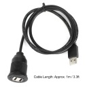 USB2.0 1 MESKI SUR 2 SERRAGE CÂBLE VERS TRANSMISJI DONNÉES ÉTANCHE F8photo 8