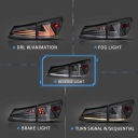 ФАРИ ЗАДНІ КОМПЛЕКТ VLAND ПОВНИЙ LED (СВІТЛОДІОД) NEON ТЮНІНГ SMOKE LEXUS IS II 2 2006-2013  (18334711531) фото min 8