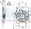 NISSENS VENTILATEUR RADIATEUR FIAT DOBLO 01- 1.9 Dphoto 10