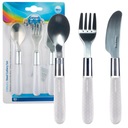 CANPOL SZTUĆCE DLA DZIECI STAL ŁYŻKA WIDELEC NÓŻ