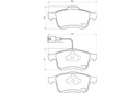 TRINKELĖS STABDŽIŲ FIAT DOBLO 10- PRIEK. BREMBO nuotrauka 2