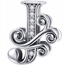 ПОДВЕСКИ БУКВА J серебро 925 серебряная подвеска-бусина пр 925 алфавит