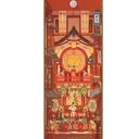 Drevená kniha Nook DIY Pagoda troch kráľovstiev Peking Čína Kniha História Zbierka 01