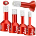 АЛМАЗНАЯ КОРОНОЧНАЯ ПИЛА ДЛЯ ГОНЧАРНЫХ РЕЗЬБ Delphi НАБОР РЕЗЬБ М14 ⌀ 6,8,10,12мм