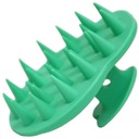 МАССАЖЕР ЩЕТКА ДЛЯ МЫТЬЯ ВОЛОС НАГРУЗКА ГОЛОВЫ ЗЕЛЕНАЯ