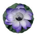 2 szt. Zasilany energią słoneczną LED kwiat lotosu Multi Kod producenta yanxuemy@163.com-19467245