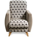 Fotel Karo Patchwork Ręcznie Szyty