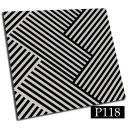 Самоклеящаяся плитка ПВХ 15х15 Геометрические линии