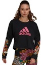 Mikina Adidas X FARM Rio Print Loose Cropped Fleece Logo H45137