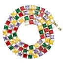 Ochraniacz Multicolor Cubic cyrkon łańcuch
