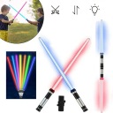 2 светящихся световых меча со звуком и красочными световыми мечами для детей.