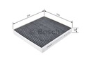 BOSCH 1 987 432 543 FILTRO DE CABINA VOLKSWAGEN AUDI SEAT 