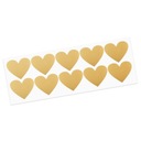 Скретч-карты самоклеящиеся 60х70 в форме сердца х10.