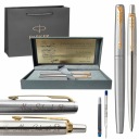 НАБОР РУЧКИ PARKER JOTTER, сталь GT, ГРАВИРОВКА