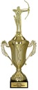 złoty puchar z figurką Łucznictwo 49 cm +GRAWER