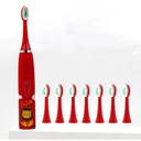 ЗВУКОВАЯ ЭЛЕКТРИЧЕСКАЯ ЗУБНАЯ ЩЕТКА ДЛЯ ДЕТЕЙ, СЛЕВА