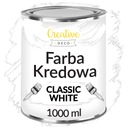 Белая меловая краска для обновления декора деревянной мебели, белая, 1000 мл