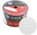 Диски HP DVD-R для печати — 50 шт.