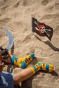 Farebné detské ponožky SPOXSOX Piráti Kids 27-30 Veľkosť EU 27-30
