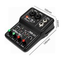 Karta dźwiękowa Mikser audio Płyta dźwiękowa Konsola 48 kHz Model Stereofoniczny mikser studyjny dla DJ-ów z