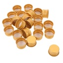 100 SZT. WSZECHSTRONNE GOLD NUTS ALUMINUM DO SLOIKOW KOSMETYCZNYCH  photo 8