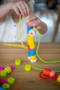Zabawki dla dzieci Gąsienice na sznurkach Gra Goki Wiek gracza 3-4 lata 5-7 lat