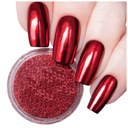 СТЕКЛО КРАСНЫЙ зеркальный эффект КРАСНАЯ пыль для ногтей