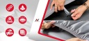 Чехол для седана L2 480-505 автомобильный брезент Practic 3 слоя с ремнями