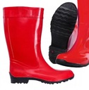 KALOSZE DAMSKIE ILSE 40 CZERWONE GUMOWCE LEMIGO