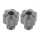 2 SZT. ДЗЕРКАЛО МОТОЦИКЛЕТНІ БОЛТИ ADAPTEROWE 10MM РЕГУЛЬОВАНІ БОЛТИ M6  фото 9