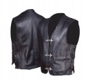 УНИКАЛЬНЫЙ КОЖАНЫЙ ЖИЛЕТ ДЛЯ МОТОЦИКЛА KM003 3XL