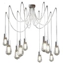 ŻYRANDOL LAMPA PAJĄK LOFT SPIDER 2m + PROF UCHWYTY
