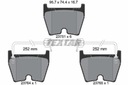 PADS BRAKE FRONT 2375101 TEXTAR AUDI photo 2 - milautoparts-fr.ukrlive.com