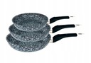 набор сковород, гранитная сковорода 16 18 20 .7129