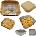 WKŁADKI DO FRYTKOWNICY BEZTŁUSZCZOWEJ 50x PAPIEROWYCH +SILIKONOWA