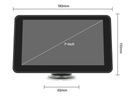 Rádio Bezdrôtová multimediálna stanica Carplay a Android Auto monitor 7&quot; Model Stacja multimedialna android auto carplay logoman