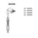 ZAPAĽOVACIE KÁBLE 203/200 BREMI BMW 3 Z3 E36 Stav balenia originálne