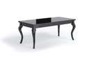 Стол гламур черный глянцевый 200/300 модерн людвик