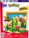БЛОКИ MEGA CONSTRUX 141 шт POKEMON DUEL HTJ04