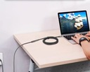 КАБЕЛЬ Удлинительный кабель USB-C, гнездо Thunderbolt 3, 4K, 60 Гц, 10 ГБ, 100 Вт, 1 м