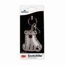 Светоотражающий кулон-талисман 2D Teddy Bear 3M CE