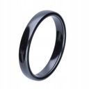 ЧЕРНОЕ КЕРАМИЧЕСКОЕ ОБРУЧАЛЬНОЕ КОЛЬЦО 3мм №13