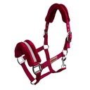 Бордовый недоуздок Horsenjoy Diamond, ПОЛНЫЙ