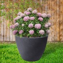 Большой GARDEN POT, внешний пластиковый цветочный горшок, круглый, 37,5x48 см