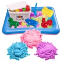BibiMoon Kinetic Sand 3 кг НАБОР ПЕСОЧНЫХ ЯЩИКОВ ФОРМАТЫ