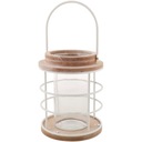 БОЛЬШОЙ ФОНАРЬ, ПОДСВЕЧНИК, ФОНАРЬ, ДЕРЕВО, МЕТАЛЛ