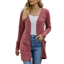 СТИЛЬНЫЙ ЖЕНСКИЙ ДЛИННЫЙ ТЕПЛЫЙ СВИТЕР НА ПУГОВИЦАХ Торжественное платье